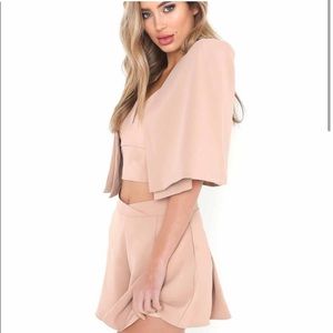 Tiger Mist | Tops | Nwt Tiger Mist Nude Tan Cut Out Strappy Crop Top